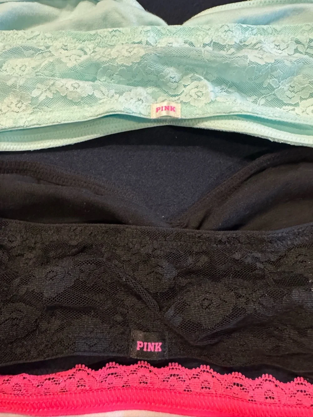 PINK Victoria's Secret Bralettes 7 sized Medium